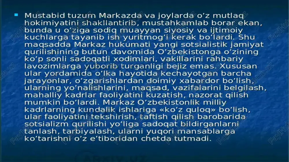 mavzu: sever hokimyatining o'zbekiston tarixi tahlili - Page 5