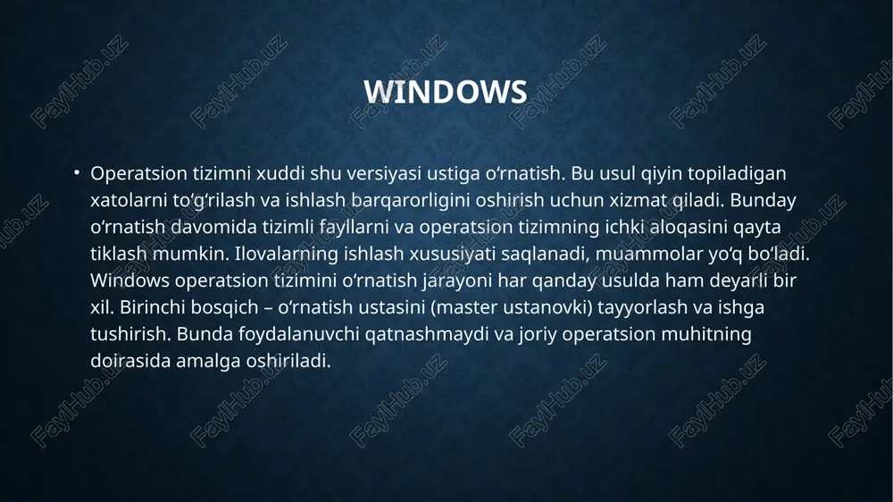 windows operatsion tizimi - Page 5