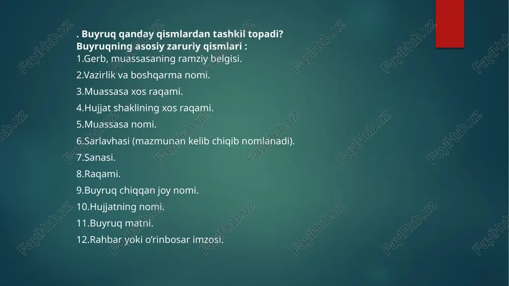 farmoyish ijro etish - Page 5