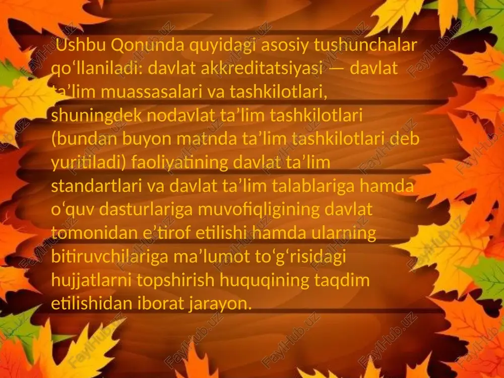 ta‘limto‘g‘risidagi qonun va kadrlar tayyorlash milliy dasturi - Page 5