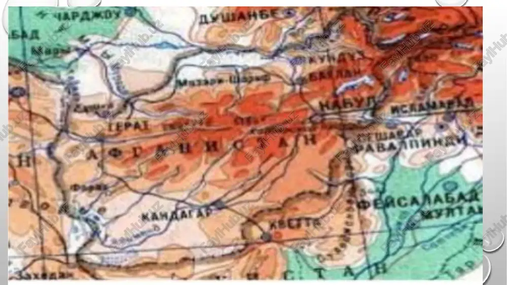 ini taminlash uchun turli xil ishlar bilan band bo’lardilar.bunday qo’shin mamlakat ichidagi feodallar isyoni va dehqonlarning chiqishlarini bostirishi mumkin edi, lekin u yana afg’oniston mustaqilligiga xavf solayotgan ingliz-hind armiyasidan ancha kuchsiz edi.shu bilan birga sheralixon o’zining bosqinchilik yurishini davom ettirib, maymana, balx, axcha va boshqa hududlarni bosib oldi. 1869 yilda qunduz egallandi, shu yili badaxshonga hujum boshlandi va uzoq davom etgan kurashdan keyin 1873 yilda badaxshon ham sheralixonga bo’ysundirildi. 1874 yilda maymana xonligini uzil-kesil bosib olish uchun kurash boshlandi, undan buxorodan hirotga savdo yo’li o’tardi. olti oylik qamaldan keyin maymana bosib olindi va buzib tashlandi, afg’onlar 15 mingdan ortiq mudofaachilarni qirib tashladilar.natijada amudaryoning so’l qirg’og’i afg’on feodallarining mustamlakasiga aylandi. bu yerning afg’on bo’lmagan aholisi qattiq milliy asoratga solindi. siyosiy huquqsizlik, aholini ommaviy ravishda talash, o’zbek va tojik dehqonlarining yerlarini tortib olish avj oldi va bu aholining so’l qirg’oqni tashlab ketishiga olib keldi. ularning ko’pchiligi ruslarning amudaryo ortidagi mulklariga ko’chib ketdilar.70-yillarning …