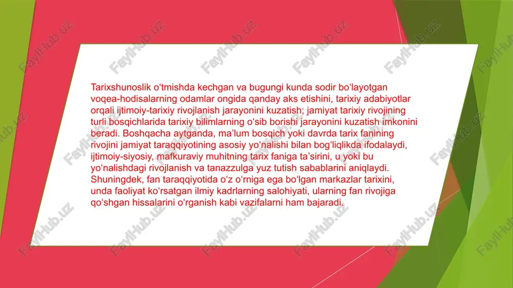 o'zbekistonda tarixshunoslik fanining alohida soha sifati - Page 5
