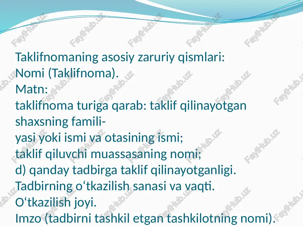 òzbek tilini sohada qòllanilishi fanidan tayyorlagan taqdimoti - Page 5