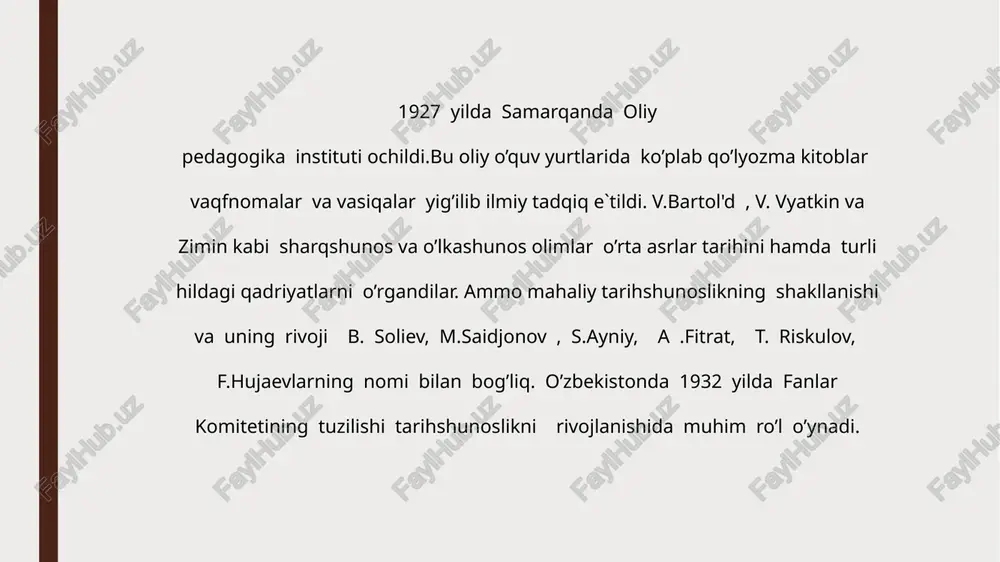 sovet davri o'zbekistoni tarix fanidantayyorlagan taqdimoti - Page 5