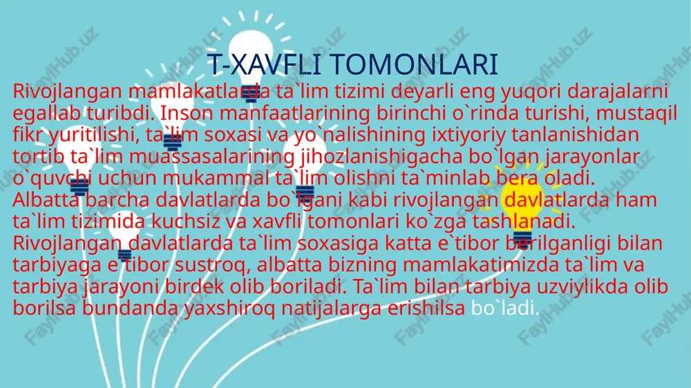 rivojlangan davlatlarning ta'lim tajribasi - Page 5