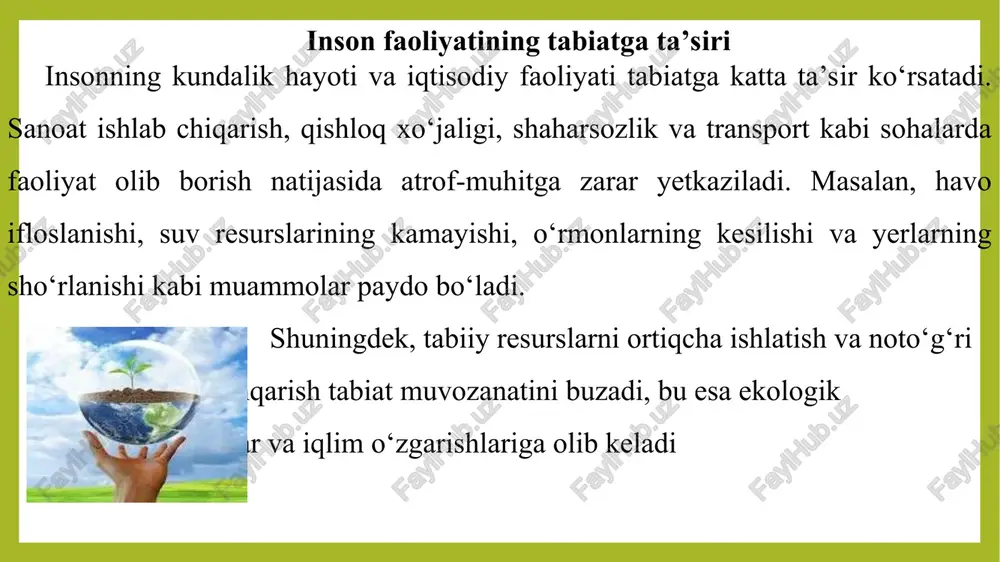 tabiat va insonning o'zaro bog'liqligi - Page 5