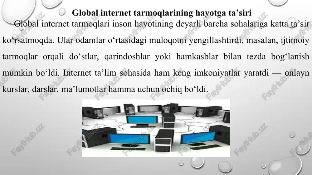 global internet tarmoqlari va ularning tasiri - Page 5