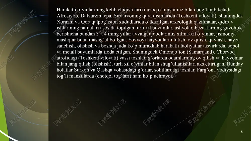harakatlio’yinlar vauningmaz muni - Page 5