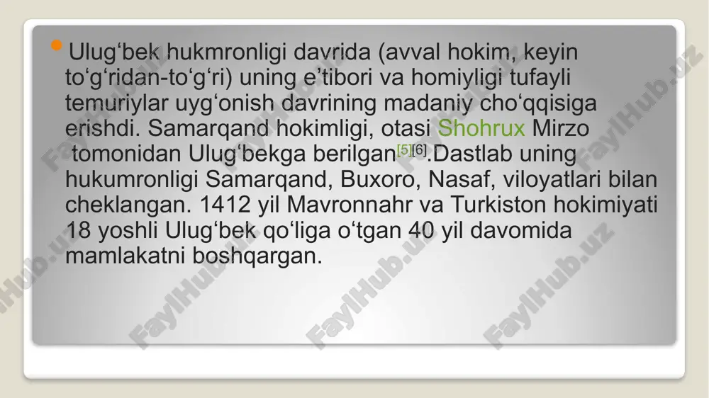 mirzo ulugʻbek davlat arbobi va buyuk oliy olim - Page 5