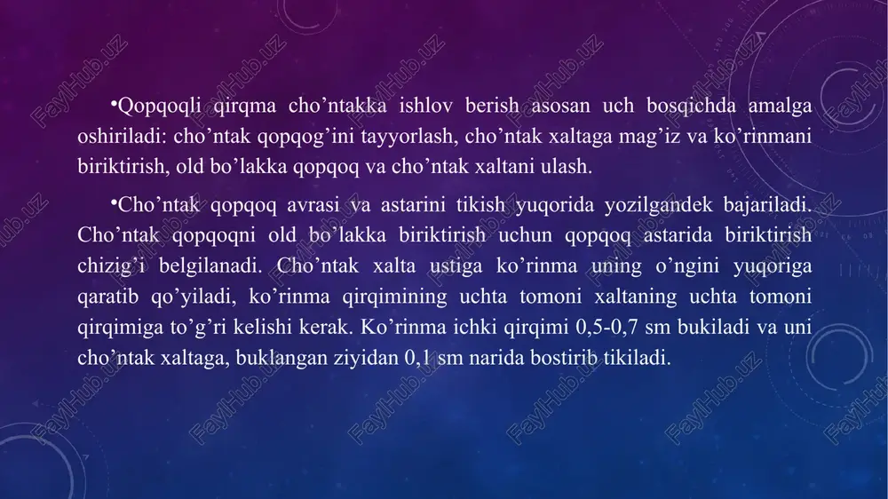 ayollar va bolalar kiyimlari dacho’ntaklarga ishlov berish - Page 5
