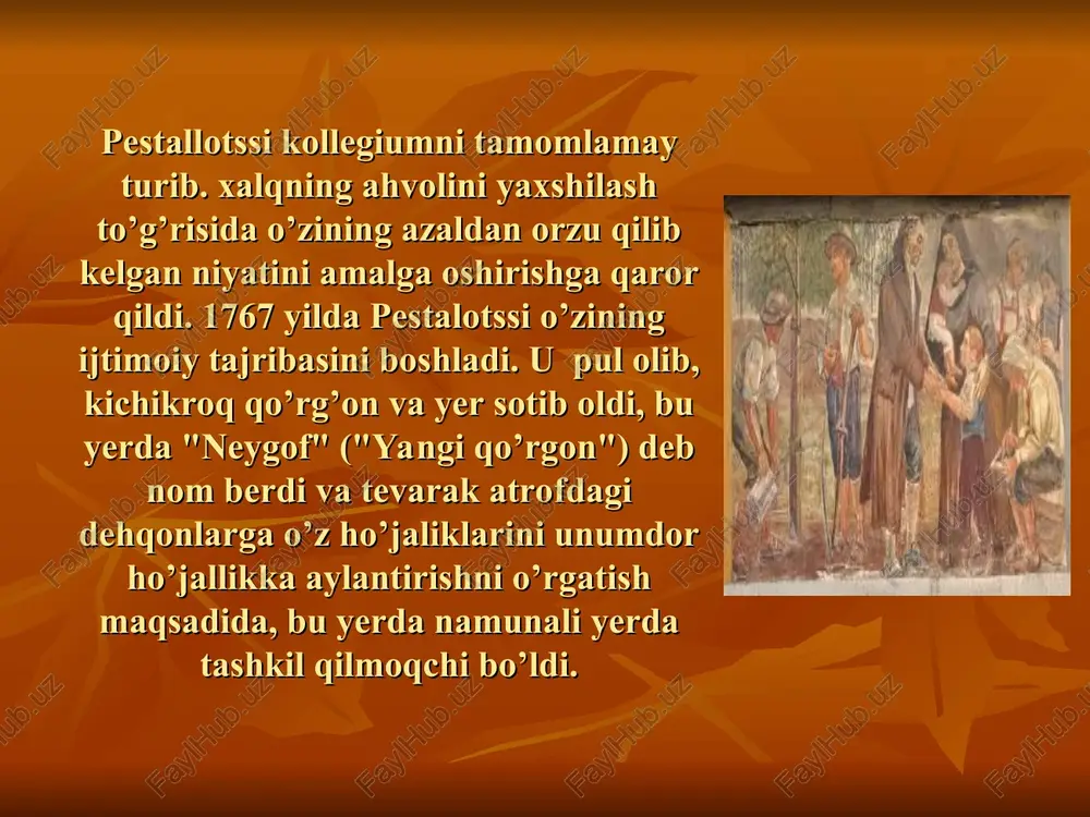 iogani genrix pestalotssining pedagogik g'oyalari - Page 5
