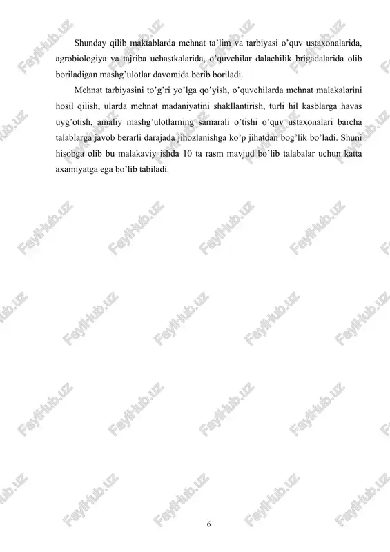 hlab, zubilaga uning o’tkir uchi diskiga qisilgan zagatovkadan yubqa metall qatlamini kuchirishi uchun uradi. bunda bolg’a bilan ishlash qator qiyinchiliklarini keltirib chiqaradi: o’quvchi oldin bolg’a harakatini, urish aniqligini, urish kuchini to’g’ri va toza kesishni o’rganib olishi kerak. u shu elementlarining hammasini o’zlashtirsagina metall qirqish operatsiyasini bilib oladi. shu sababli bu texnologik operatsiyadan oldin boshqa qator soddaroq operatsiyalarini bajarish kerak. masalan, metalni to’g’irlashga oid mashqlar bolg’a bilan ishlash strukturasi va urish kuchini o’rganishka imkon beradi, porchinlash mashqlari o’quvchilarga zarur behato urish malakasini rivojlantiradi, bu operatsiyalar bilan birgalikda qirqish malakasini egallash uchun asos bo’ladi. ta’limda operatsiyalarning olmashishini ularning texnologik analizidan ko’ra ko’proq mo’ayyan malakalar hosil qilishning psixologik va fiziologik shartlarini hisobga olishga asoslanadi. ko’pincha zubila bilan kesish protsessida tabiiy hol bo’lgan chap qo’lni bolg’a bilan urib olib jarohatlashdan (urishning aniqligi va kuchini bilib olguncha) qo’rquvni bartaraf qilish o’quvchilar uchun ancha qiyinchilik bo’ladi, ammo bu salbiy faktor to’g’irlash va parchinlash protsessida oldindan xatosiz …