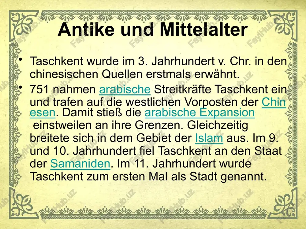 üllte den echtes abenteuer. sie können archäologische orten, museen, laute und ostbasare besuchen. freundlichen leuten. usbekistan ist die erde von legenden, hellem sonnenschein, frischen früchten und heiteren unvergessliche reise nach karakalpakstan: wilde natur und legendäre plätze ein dritter teil des territoriums usbekistans ist die republik karakalpakstan, so können sie sich nicht reisen nach usbekistan vorstellen, ohne es zu besuchen. dieser ort ist wegen und seiner archäologischen kunsterzeugnisse natur-kunsterzeugnisse einzigartig. berühmter aralsee, dessen wasserstand mit jedem tag untergeht, verspricht, dass die tour zum aralsee in diesem augenblick eine der exklusiven möglichkeiten ist, diesen legendären ort zu sehen. das importware, andijon die stadt andijon im ferghanatal, welche im 18. und 19. jahrhundert als hauptstadt des khanats kokand diente, gilt als besonders bekannt, da hier im jahre 1483 der gründer des mogulreichs, mohammed babur khan, geboren wurde. seit 1989 gibt es ein museum, welches zu seinen ehren eingerichtet wurde. shahrisabz shahrisabz: amir-timur-statue die …