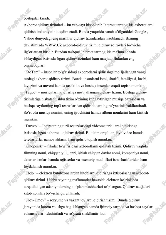 malga oshiriladi. shu tariqaboshqaruv tizimida doimo yopiq axborot konturi mavjud bo‘ladi. axborot konturi doirasida boshqarish maqsadlari haqida, boshqariluvchi jarayon holati haqida, boshqaruvchi ta’sirlar haqida axborotga egabo‘linadi va uzatiladi. axborot tizimiga kiradigan ma’lumot sifatida axborotnishakllantiruvchi axborot manbalari va ma’lumotlarni yig‘ish tizimi ko‘rib chiqiladi. axborot tizimini boshqarish - axborotni qayta ishlash va boshqaruv qarorlarini qabul qilish uchun tan olingan ma'lumotlar, iqtisodiy va matematik usullar va modellar, texnik, dasturiy ta'minot, boshqa texnologik imtiyozlar va fahivtsivlar to'plami. axborotni boshqarish tizimlarining tasnifi boshqaruv jarayonlarining turlariga, boshqaruv darajasiga, ushbu tashkilotning iqtisodiy ob'ektining ishlash ko'lamiga, boshqaruvni avtomatlashtirish darajasiga qarab belgilanadi. operatsion darajasi boshqaruv takrorlanuvchi vazifalar va operatsiyalarga yechim va joriy joriy ma'lumotlarning o'zgarishiga tezkor javob beradi. bu darajada bajariladigan operatsiyalar hajmi ham, boshqaruv qarorlarini qabul qilish dinamikasi ham ancha katta. boshqaruvning bunday darajasi ko'pincha o'zgaruvchan vaziyatlarga tezda javob berish zarurati tufayli operativ deb ataladi. operatsion (operativ) boshqaruv darajasida buxgalteriya hisobi vazifalari katta hajmni egallaydi. masalan, sotilgan mahsulotlar …