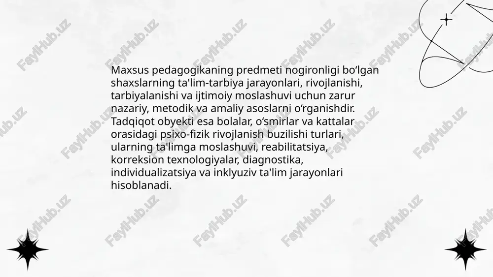maxsus pedagogika fani va uning vazifalari - Page 5