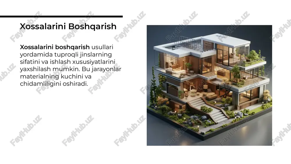 keramik devorbop materiallar. tuproqli jinslar va ularning xossalarini boshqarish usullari - Page 5