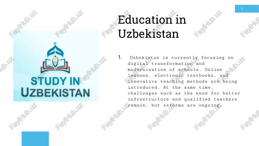 education systeam prezentatsiya - Page 5