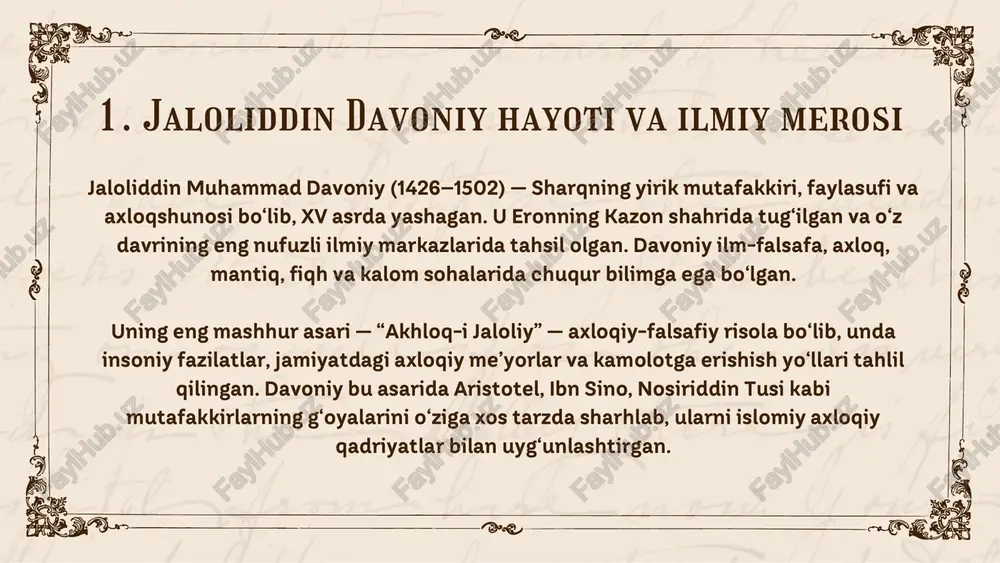 jaloliddin davoniyning axloqiy qarashlari - Page 5
