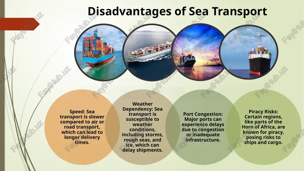 transportation sea presentation - Page 5