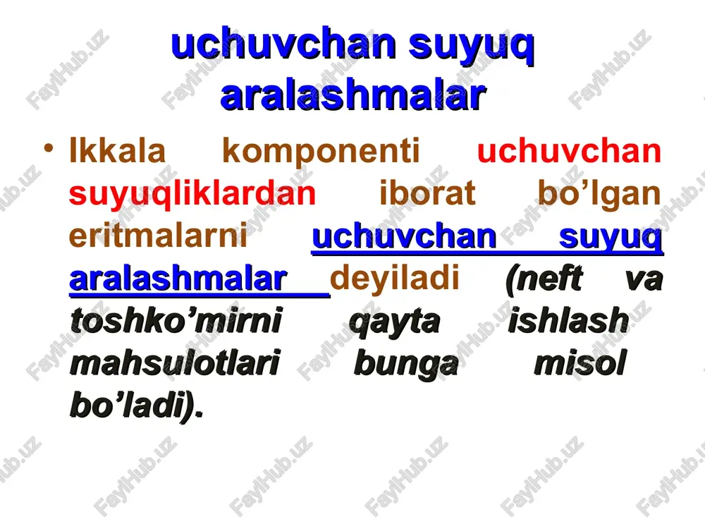 uchuvchan suyuq aralashmalarning termodinamikasi - Page 5