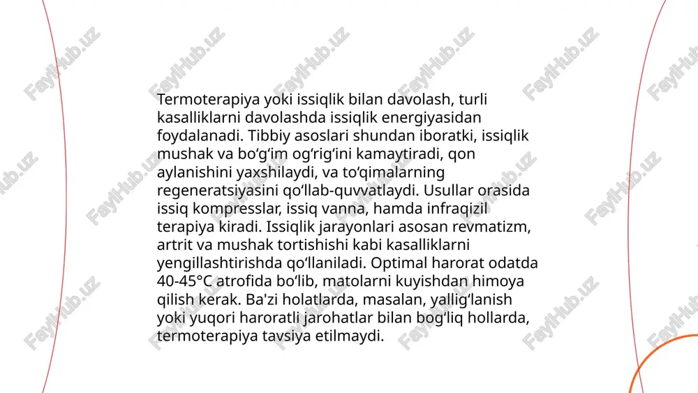 issiqlik bilan davolash muolajalarini amalda qollash - Page 5