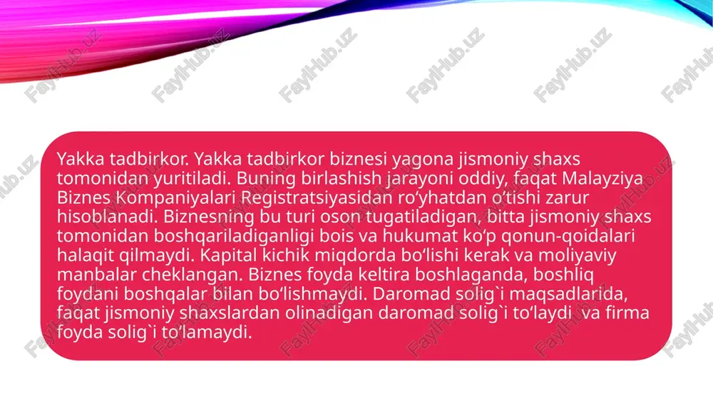 nda korxonaning foydasi buxgalteriya hisobida keyinroq, ya’ni sotish tugagandan so‘nggina aniqlanadi va qayd qilinadi. ta’minot doirasida korxona pul mablag‘lari hisobiga o‘ziga zarur bo‘lgan moddiy boyliklarni sotib oladi. sotish bosqichida ishlab chiqarish jarayonida yaratilgan mahsulotning iste’molchilarga sotish sodir bo‘ladi. bu bosqichning yakunida korxona zaxiralari yana pul shakliga kiradi. korxonaning ta’minoti va sotish jarayonlarini aks ettirishda buxgalteriya hisobi quyidagilarni qayd qilishi zarur: jarayonlar bilan bog‘liq bo‘lgan xarajatlar, ya’ni ishlab chiqarish vositalarini xarid qilish va mahsulot sotishiga qilingan xarajatlar; ta’minot jarayonida xarid qilinadigan buyumlar; sotish uchun mo‘ljallangan va sotish jarayonida joylashgan ishlab chiqarish mahsulotlari hamda sotilgan buyumlar uchun korxonalar tomonidan olinadigan pul mablag‘lari va h.k. sotilgan mahsulotning summasi ishlab chiqarishga qilingan xarajatlar summasidan korxona tomonidan belgilangan sof daromad miqdoriga ko‘p bo‘ladi. shunday qilib, sotish jarayonining yakunlanishi moddiy ishlab chiqarish sohasida yaratilgan sof daromadni taqsimlash imkonini beradi. bu yerda buxgalteriya hisobi davlat daromadiga o‘tkazilishi lozim bo‘lgan, korxona tomonidan olingan summasi, qo‘shilgan qiymat solig‘i, aksiz …