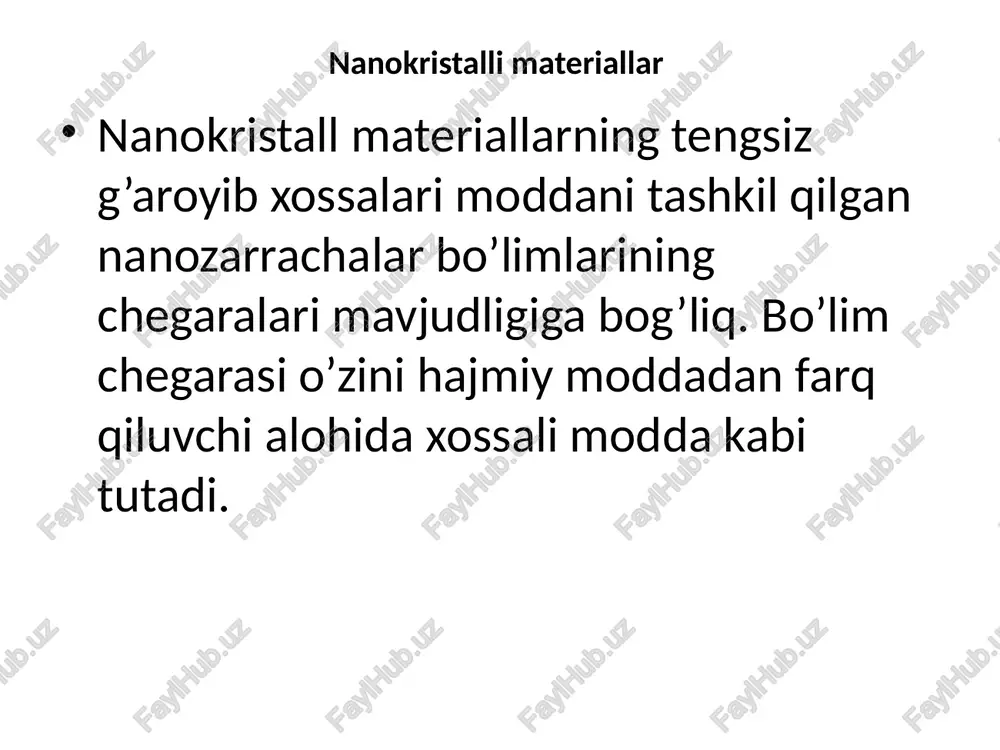 mustaqilishi nanokristallimateriallar - Page 5