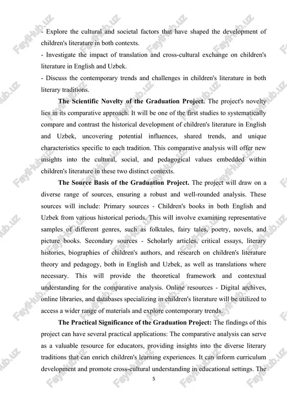 ical foundations of childrenʼs literature 1.1. theoretical frameworks of childrenʼs literature children’sliterature plays significant role in the formation of young generation. it hasgreat influence on children from both educational and behavioralsides. reading literary books supports students to learn about past and cultural heritage, increase communicative skills, broad horizon of thinking and teachesproblem solving skills. children's literature is one of the most important type of literature in europe that includes stories, books, magazines, and poems that are created for children. its formation and development, subject to general typological patterns, is in many respects similar to the formation of such children's literature as russian and french, but at the same time it is also endowed with certain specific national features. the term consistsimages of baby books, predictable plots and basic illustrations or particular reading levels, the purified stories, stripped of real life in order topass the scrutiny of state textbook selection committees …