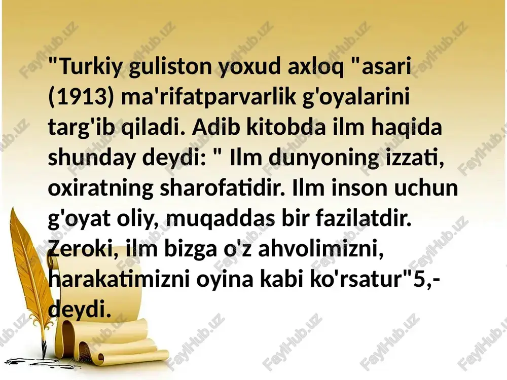 abdulla avloniyning yaratgan asarlari - Page 5