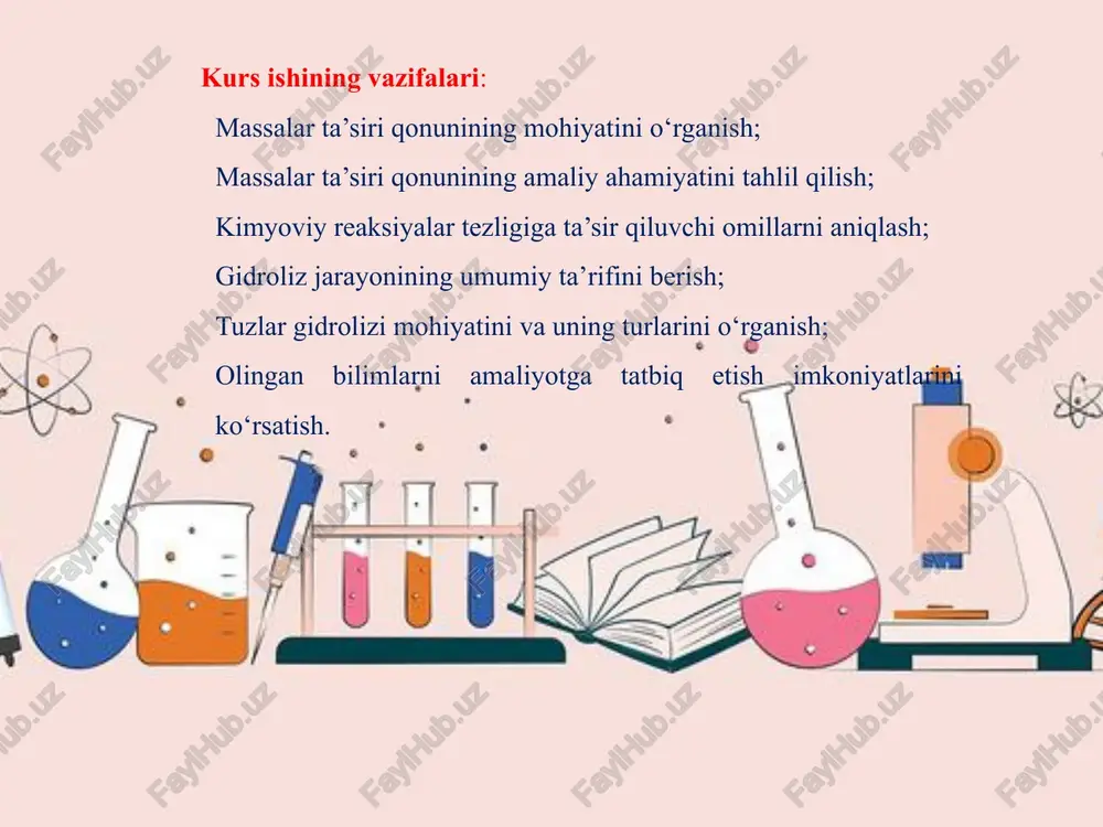 arga ta’sir qiladi. foydalanilgan adabiyotlar ro‘yxati 1.v.n.alekseev. yarim mikrousul bilan qilinadigan kimyoviy sifat analiz kursi, “o’qituvchi” nashriyoti , toshkent , 1976 y. 2.sh.n.nazarov.z.a.aminov. analitik ximiya. toshkent,”o’qituvchi” 1984 y. 3.m.s.mirkomilova. analitik kimyo. “o’zbekiston”. t-2001. 4.e.p.polees. analitik kimyo .“o’zbekiston”. t-1984. 5.o.rasulov. analitik ximiya. “yangi avlod” nashriyoti.t-2005. 6.o.fayzullaev. analitik ximiya. yangi avlod” nashriyoti.t-2004. 7.yosh ximik enseklopedik lug’ati. toshkent “o’qituvchi”.nashriyoti, 1995 y. sidiqov h. "kimyo va fizika o‘zaro aloqada". toshkent: fan, 2017. karimov a. "natriy va kaliy ionlari biologik tizimlarda". buxoro: navo, 2023. internet manbalari: ziyonet ta'lim portali – kimyo faniga oid darsliklar va tahliliy ma’lumotlar. milliy ensiklopediya – o‘zbekistonning tabiiy fanlarga oid ensiklopedik ma’lumotlari. sciencedirect – analitik kimyoga oid xalqaro ilmiy maqolalar. kimyo va ekologiya tahlili – kationlar tahlilining dolzarb masalalari. pubchem – kimyoviy elementlar va ularga oid ma’lumotlar bazasi. e'tiboringiz uchun raxmat! audio1.wav image1.jpeg audio2.wav image2.jpeg audio3.wav image3.jpeg audio4.wav image4.jpeg audio5.wav image5.jpeg audio6.wav image6.jpeg image7.jpeg image8.jpeg audio7.wav image9.jpeg audio8.wav image10.jpeg audio9.wav image11.jpeg …