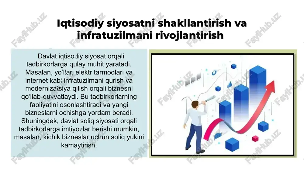 tadbirkorlik va biznesni boshqarishda davlatning roli - Page 5