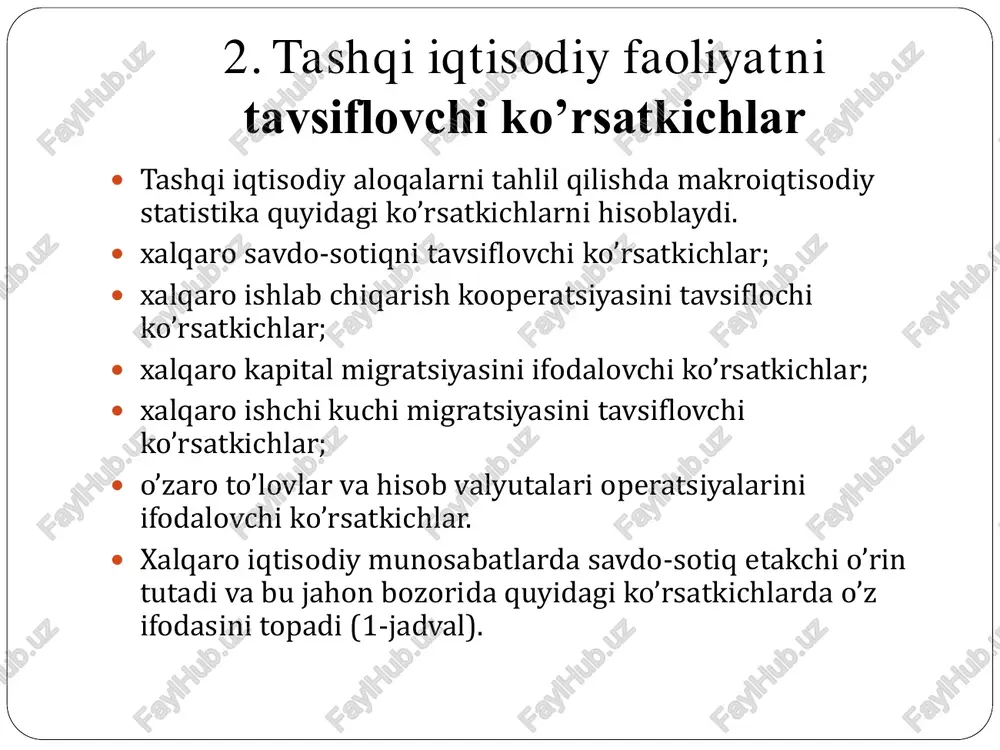 tashqi iqtisodiy faoliyat statistikasi - Page 5