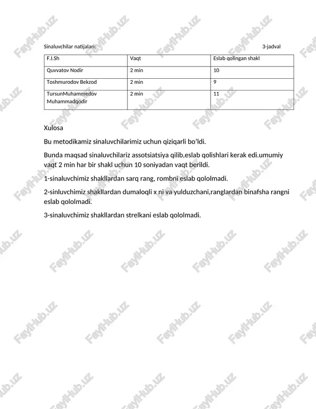 xotira bo’yicha amaliy mashqlar. - Page 5