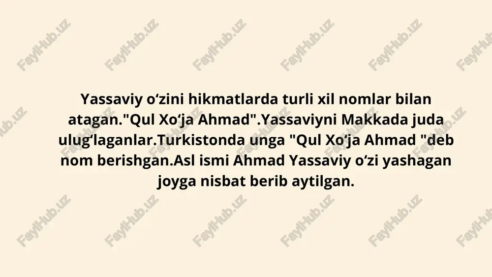yassaviyhayotivauninghikmatlari - Page 5