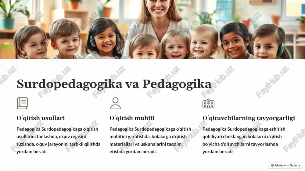surdopedagogika fanining boshqa fanlar bilan bog'liqligi - Page 5