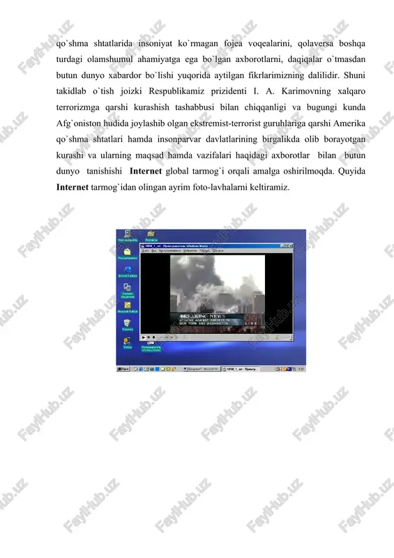 magnitga yaqinlashtirish, suvga tegizish, yoriqchasiga qo`l b/n ushlash hamda konfertsiz saqlash qatiyan man etiladi. disklarning asosiy vazifasi axborotni saqlash hamda boshqa kompyuterga axborotni ko`chirish uchun mo`ljallangan. ( o`zbekiston respublikasida axborot texnologiyalarining taraqqiyoti va istiqboli (pedagoglarni qayta tayyolash va malakasini oshirish tizimida yangi axborot texnologiyalarining roli) axborot jamiyatni rivojlantiruvchi va uning taraqqiyotiga asos beruvchi muhim vosita hisoblanadi. shu kabi axborot insoniyat tarixida eng muhim iqtisodiy ko‘rsatkichlardan biri bo‘lsa, jamiyatni kompyuterlashtirish esa iqtisodiyotni tarkibiy jihatdan qayta qurishda asosiy harakatlantiruvchi kuchdir. jamiyatni axborotlashtirish, yangi axborot texnologiyalari bilan ta'minlash insonlarning turli-tuman ma'lumotlariga bo‘lgan ehtiyojni qondirishda muhim o‘rin tutadi. inson axborot olami ichra yasharkan, voqea-hodisalar va jarayonlarning bir-biriga aloqadorligini, o‘zaro munosabati va mohiyatini tahlil etish, o‘z hayotidan kelib chiqayotgan murakkab savollarga ilmiy javob topish maqsadida ko‘pdan-ko‘p dalil va raqamlarga murojaat qiladi. axborot tufayli nazariya amaliyot bilan birikadi. amaliyot nazariyasiz, nazariya esa amaliyotsiz ham bo‘lmaydi, rivojlanmaydi ham. bugungi kunda ijtimoiy turli ko‘rinishdagi axborotlar majmuasi keng va …