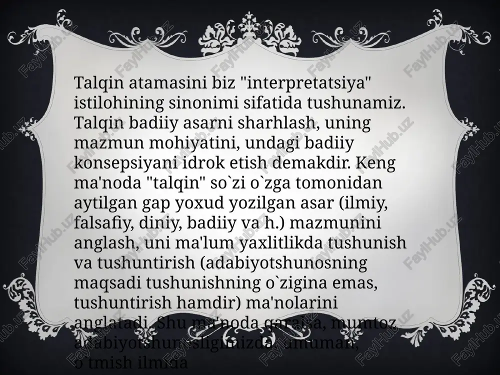 badiiy asarda mavzu va g'oya hikoya tahlili - Page 5