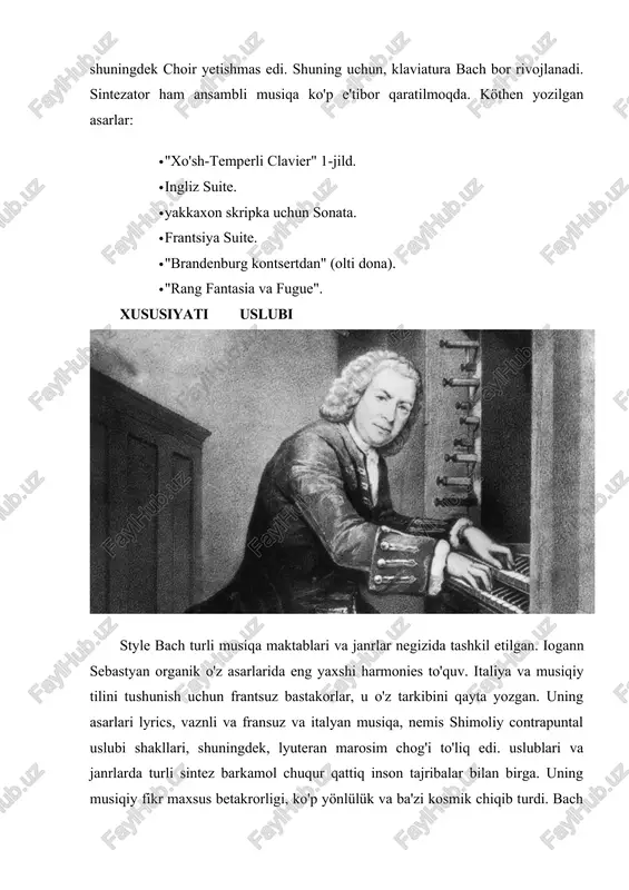 na, ulardan ba'zilari: · anabasis - toqqa; · circulatio - aylanish; · catabasis - hodisa; · exclamatio - xitob, oltinchi chiqish; · fuga - yugurib; · passus duriusculus - rang albatta, azob-uqubatlar yoki g'am ifodasi uchun ishlatiladigan; · suspiratio - uh tortdi; · tirata - boom. asta-sekin musiqa dabdabali raqamlar ma'lum tushunchalar va his-tuyg'ularini "belgilari" bir xil bo'ladi. misol uchun, kamayish bo'yicha ko'rsatkich catabasis ko'pincha g'am, qayg'u, g'am, o'limni, qabrga vaziyatni uzatish uchun ishlatiladi. bosqichma-bosqich yuqoriga harakat (anabasis) ko'tarilishingga ifodasi, yuksak ruh va boshqa narsalar uchun ishlatilgan. uzoqdan nazar, belgi bastakor barcha asarlarida kuzatilgan. protestant koral hukmron bach asarlari, qaysi maestro, uning hayoti davomida gapirdi uchun. u, shuningdek, ramziy ma'noga ega. cantatas, ehtiros, prelüd - guruhlarga bilan ishlash turli janrdagi amalga oshirildi. shuning uchun, juda mantiqiy, protestant koral bach musiqa tilida ajralmas qismi ekanligini. san'atkorlarning musiqa topilgan muhim belgilar orasida, u qattiq qiymatlari bor tovushlar barqaror birleşimlerini ta'kidlash lozim. bach …
