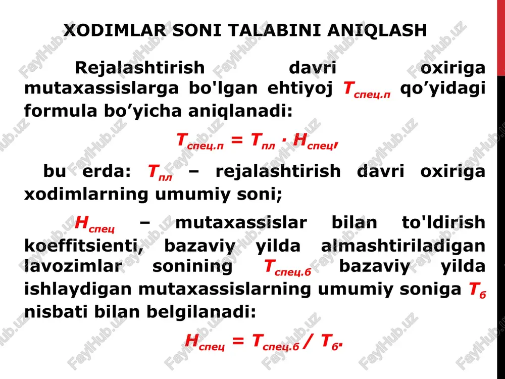 xodimlarning sonini aniqlash usullari - Page 5