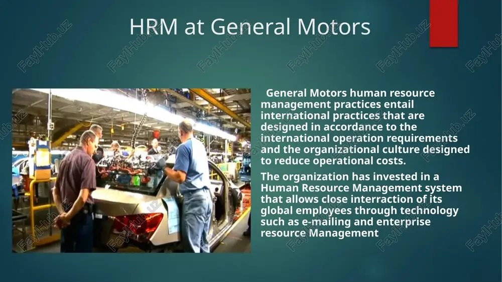 risks. poor management. instead of trying to hide violations of the human resource management system, a number of sources tried to compensate for problems with driving. managers and low-level employees complain about the deterioration in the quality of toyota products. personnel problems the inability of staff to ensure rapid growth. one of the main objectives of risk management is the early identification of problems. people do not have enough human resources for effective personnel management. the human resources department cannot conduct a proper risk assessment because it cannot work with adequate personnel to ensure the correct operation of the corporation. image6.jpg image7.jpg image8.png image9.png image10.png image11.png image12.png image13.png image14.png image15.png image16.png image17.jpeg image18.jpeg image19.jpeg image20.jpeg image21.png image22.jpeg image2.png image3.png image4.png image5.png [1] general motors buick =i chevrolet , sss — : : ' wo. /docprops/thumbnail.jpeg human resources of general motors ”