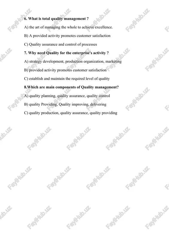 ern management factors. j: what does the enterprise introduce with the iso 9001 international standards, and what are their advantages? d: the introduction of quality management systems in enterprises will lead to transparency in the most developed countries in the world, which means that processes are managed in a well-documented and well-documented way, which, in turn, provides quality products or services to the consumer. at the same time, this system increases the authority of the business or service department, creates an international approach to staffing, results analysis, and continuous improvement. j: what is the role of quality management in enterprises? d: implementation of quality management systems in enterprises is aimed at ensuring the quality, reliability and competitiveness of the services, providing services that meet international standards, ensuring the satisfaction of partners and consumers, as a result of expansion of service markets, achieving economic efficiency, creating safe working conditions by ensuring …