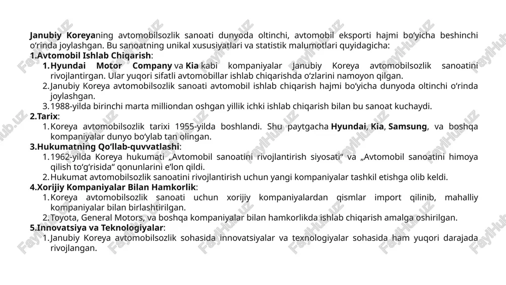 janubiy koreya sanoati - Page 5