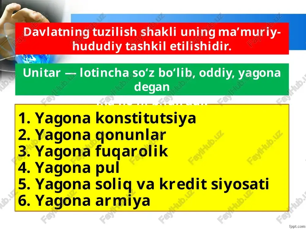 davlatning tuzilish shakli - Page 5