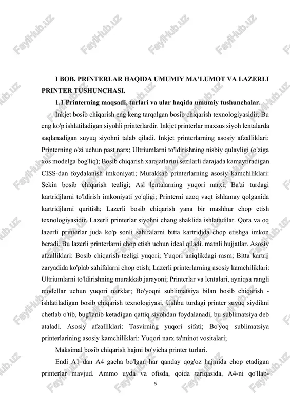 . biroq, siyohning tarqalishi, aralashishi va aralashtirish joyida yangi ranglarni yaratish qobiliyati tufayli ular fotosuratlarni chop etish uchun juda mos keladi. inksystem o'zining keng ko'lamli inkjet printerlari va sarf materiallari bilan mashhur. lazerli printerlardan farqli o'laroq, inkjet mashinalari o'z egalariga bosib chiqarishni sezilarli darajada tejash imkoniyatini beradi. bu uzluksiz siyoh etkazib berish tizimini yoki ciss-ni olish imkonini beradi. printerni ushbu moslama bilan jihozlash orqali siz bosib chiqarish xarajatlarini 30 baravarga kamaytirishingiz mumkin, bu sizning bosib chiqarishlaringizni tannarxini tashkil qiladi. taraqqiyot to'xtamaydi, u bosib chiqarish texnologiyasiga ham ta'sir qildi. bugungi kunda skaner, printer, nusxa ko'chirish mashinasi va faksni birlashtirgan qurilma bilan kimnidir hayratga solish deyarli mumkin emas. ishlab chiqaruvchilar yanada olg'a borishdi va umuman ishlashi uchun shaxsiy kompyuterga muhtoj bo'lmagan qurilmalarni ishlab chiqarishni boshladilar. bunday printerlar mustaqil ravishda internetga kirib, u erdan rasmlarni yuklab olishlari va elementar tuzatishlarni amalga oshirishlari mumkin. bunday texnologiyalarning xilma-xilligini hisobga olgan holda, bu juda dolzarbdir. bozorda …
