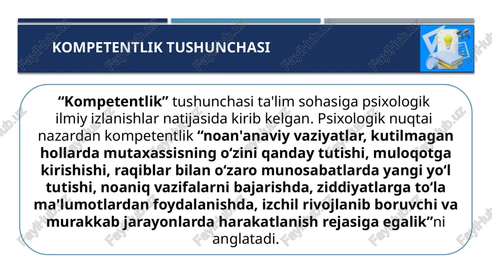 pedagogning kasbiy kompetentligi - Page 5