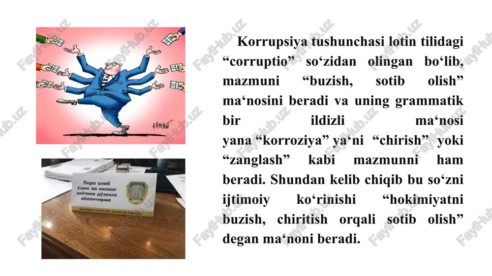 korrupsiya va uning asosiy ko‘rinishlari - Page 5