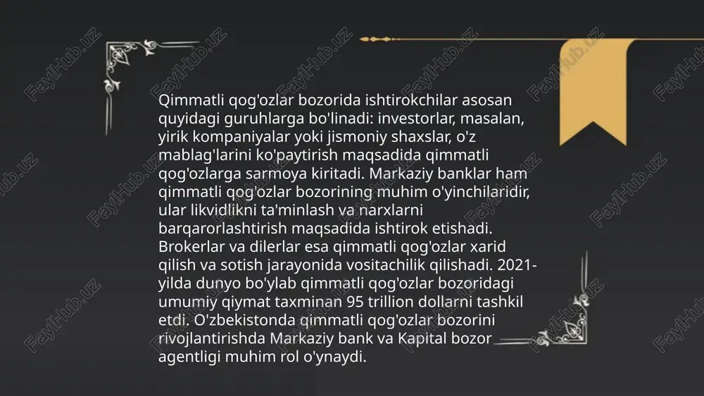 qimmatli qog'ozlar bozori va pulga talab - Page 5