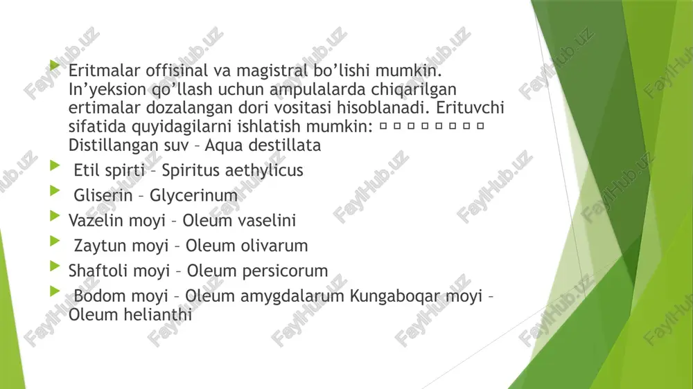 suyuq dori shakillari va ularga retsept yozish qoidalari - Page 5