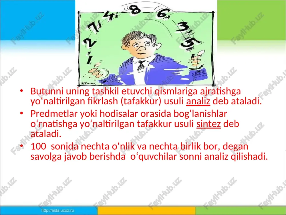 analogiya usulida xulosa chiqarish - Page 5