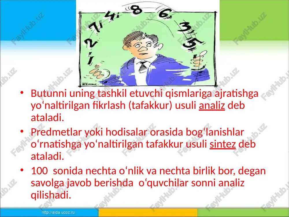 analogiya usulida xulosa chiqarish - Page 5